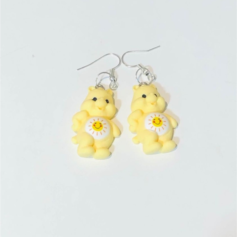 Sunshine Care Bear Earrings! NEW